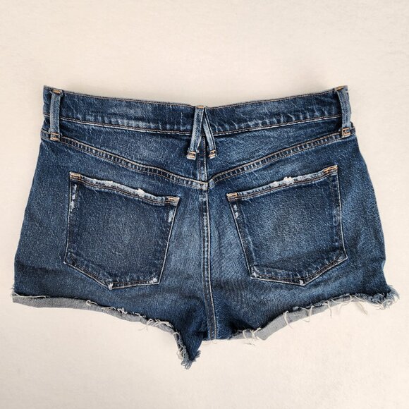 Good American Women's Good 90's Denim Blue Jean Cuttoff Shorts Size 10/30 - Picture 4 of 8